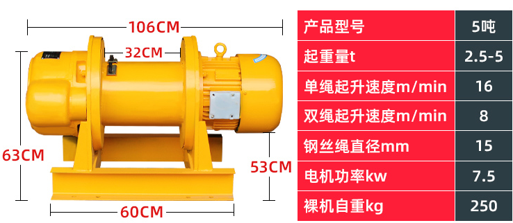 電動卷揚機和電動葫蘆一樣嗎？有什么區別